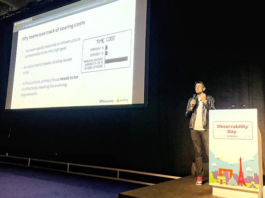 Observability Day at KubeCon Paris 2024, with Sandeep Raghuwanshi from Razorpay