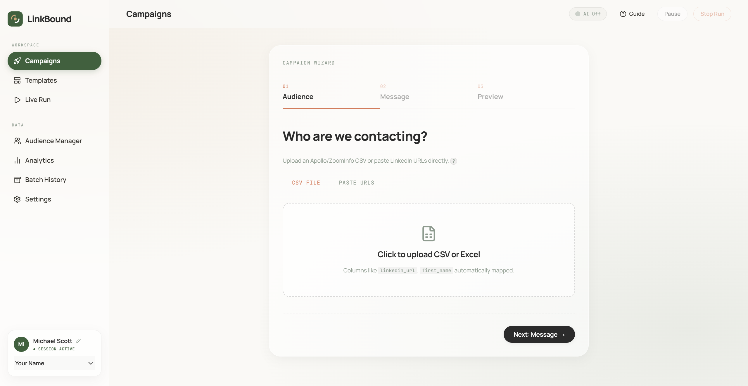 LinkBound screenshot