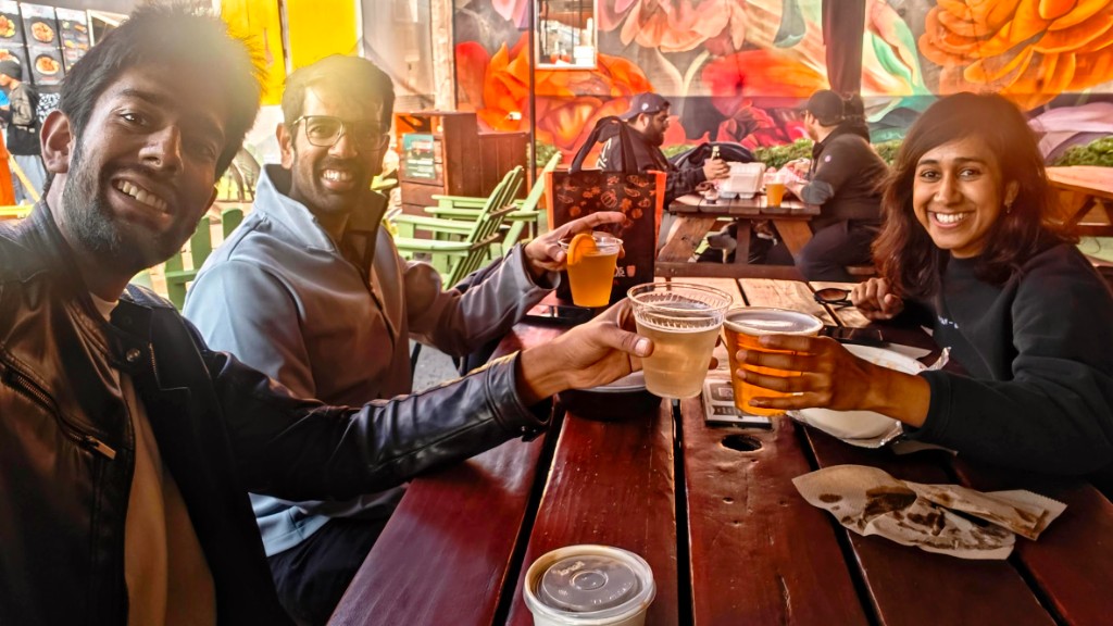 With the Quivly team in San Francisco